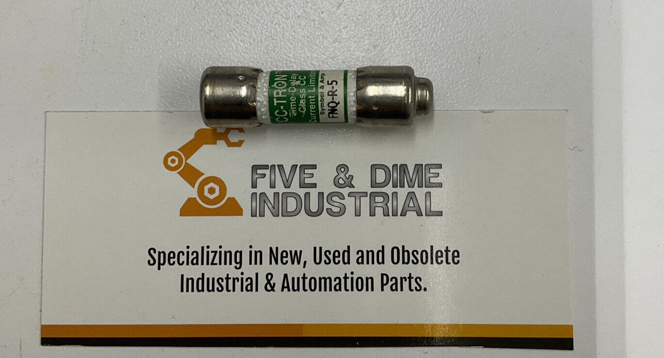 Bussmann CC-Tron FRQ-R-5 Lot of (4) Class CC Time Delay Fuse 5A (CL148)