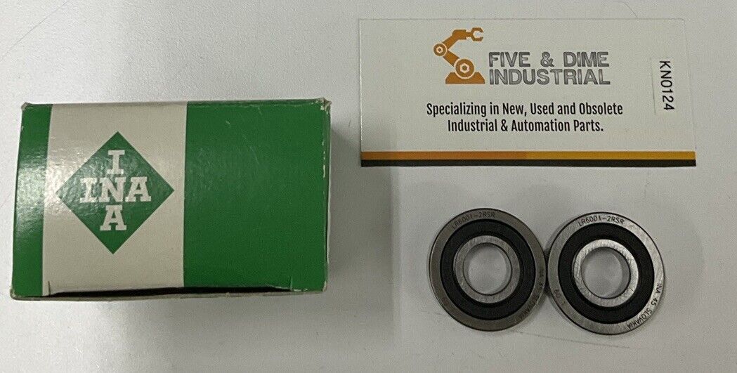 Ina LR6001-2RSR Box of 2 Single Row Ball Bearing 12mm X 30mm X 8mm (BL142)