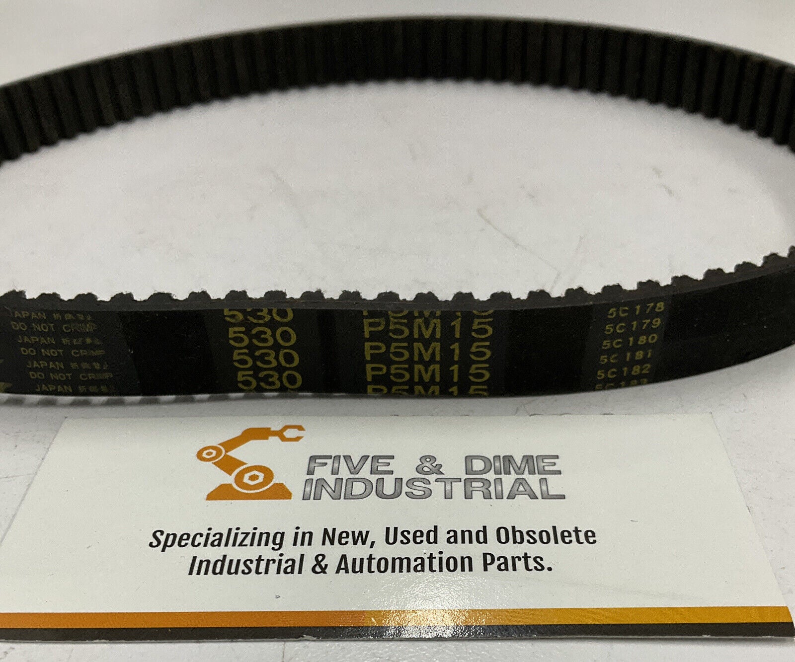 Tsubaki 530-P5M15 / 530-5M-15 Timing / Power Transmission Belt (CL205) - 0