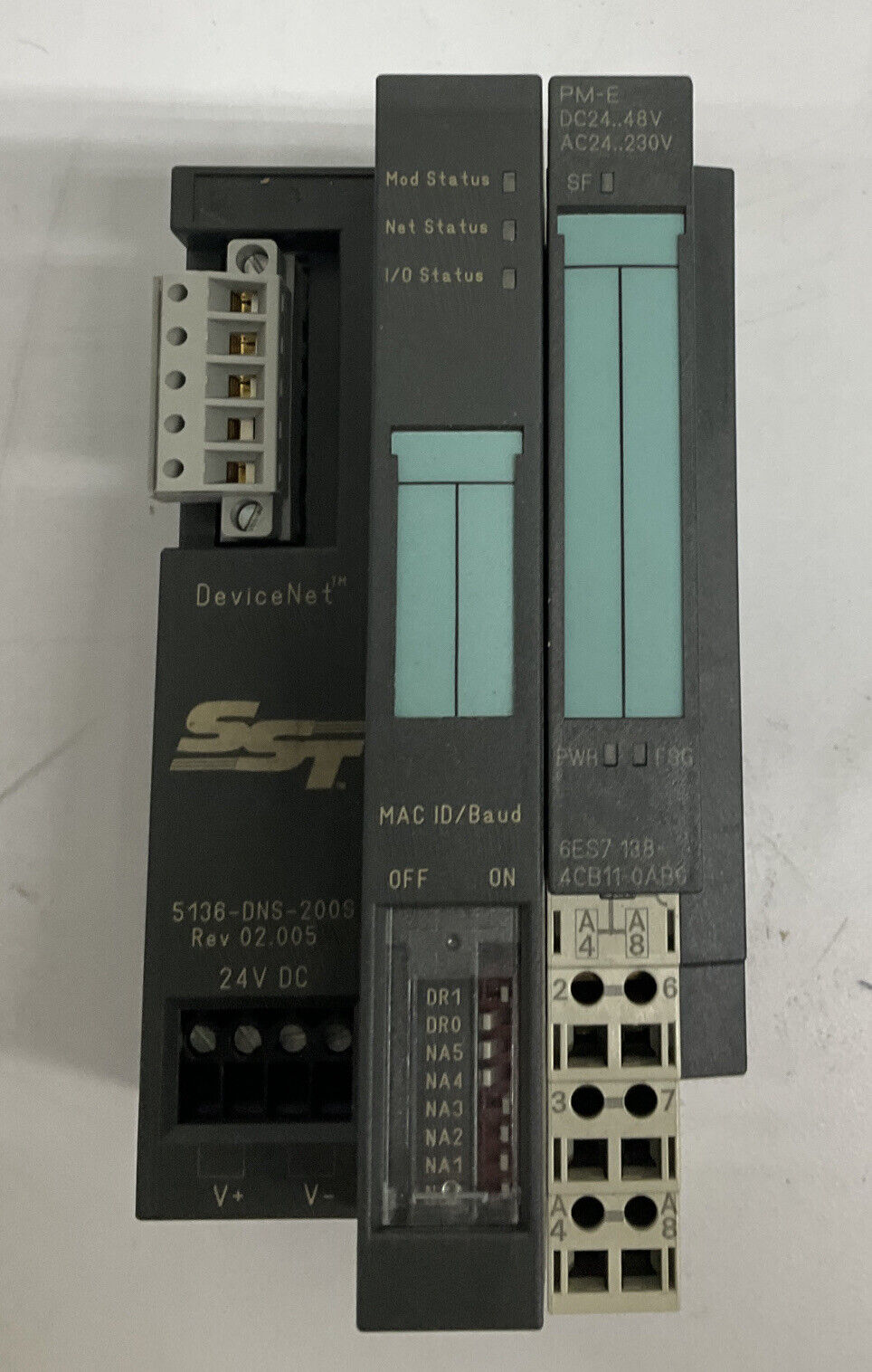 Siemens 5136-DNS-200S Devicenet with TM-P15C23-A0 & 6ES7-138-4CB11-0AB0 (BL166)