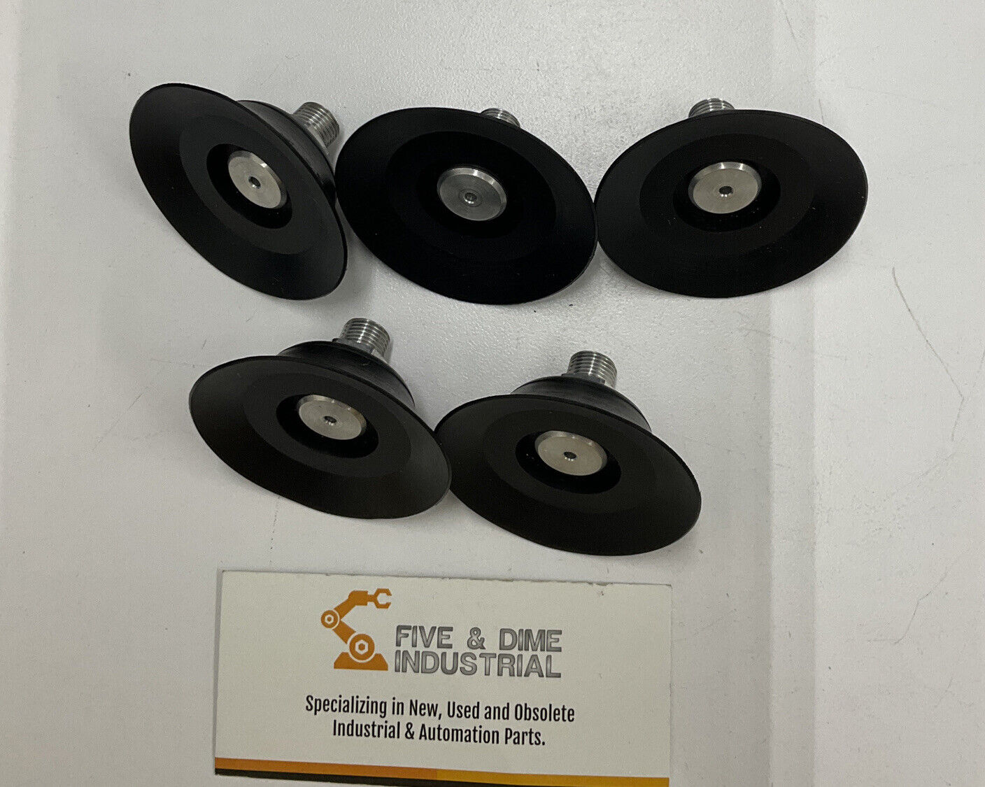 Schmalz PFYN-50-NBR-G 1/8" / 10.01.01.00147 Lot of 5 Suction Cups (YE183)