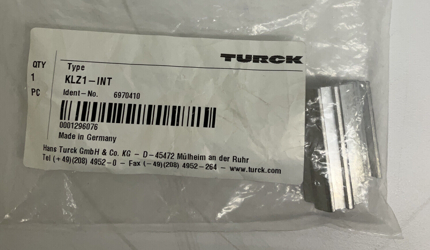 Turck KLZ1-INT / 6970410 Aluminum Mounting Clamp (BL255)