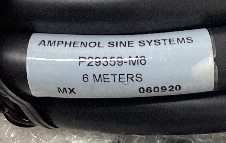 Amphenol P29359-M6  4-Pole 600V  90 Degree to Straight Cable (CBL100)