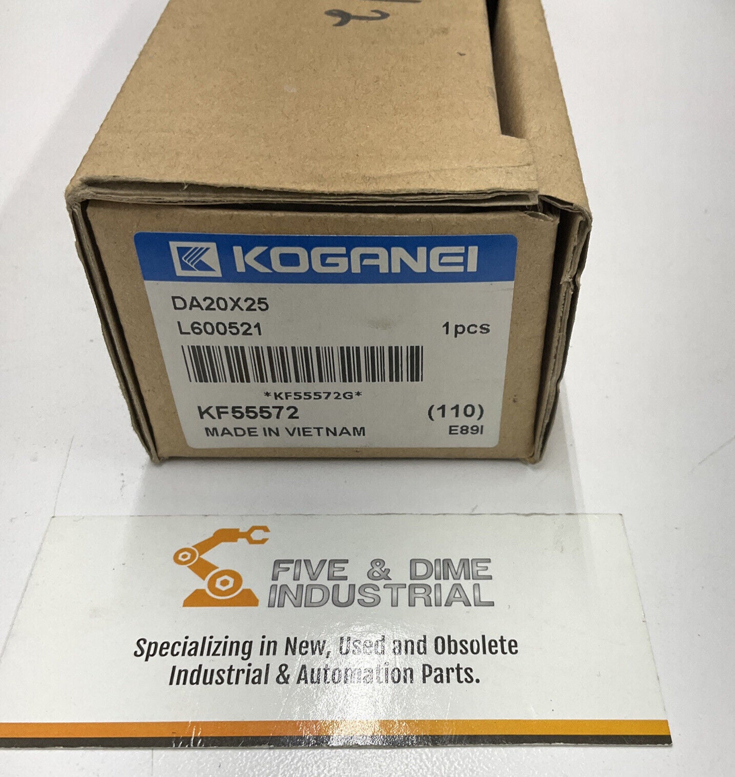 Koganei DA20X25 New Double Acting Pneumatic Cylinder (CL345)