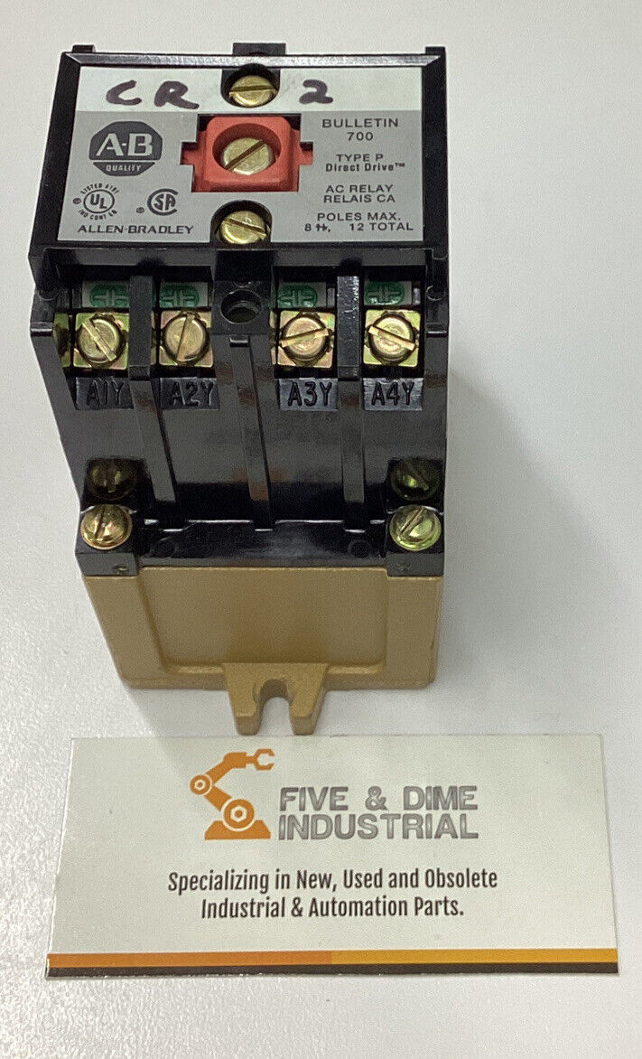 Allen Bradley 700-P400A1 Ser. B 4-Pole Control Relay (CL194)