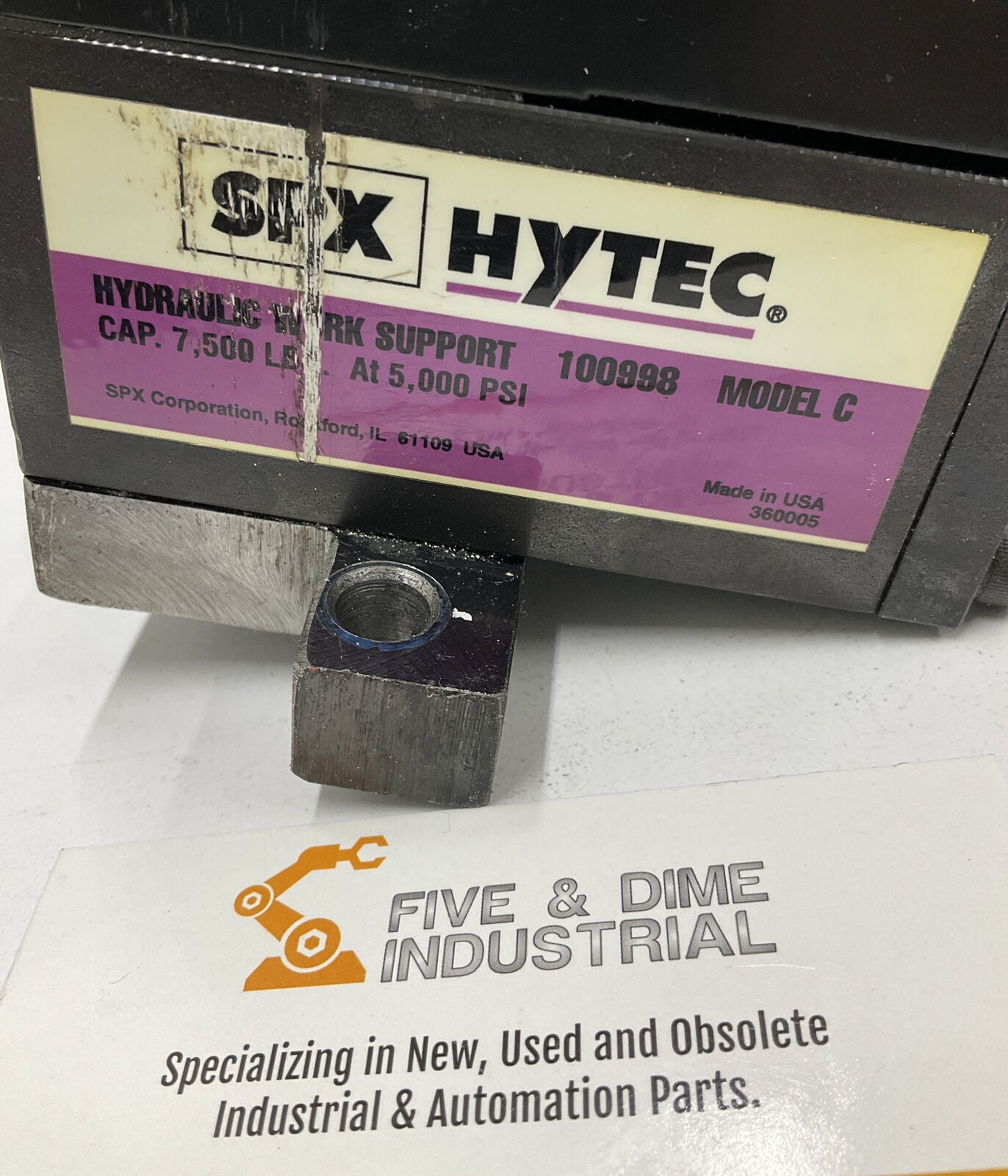 SPX Hytec 100998 Hydraulic Work Support Model C (RE103)