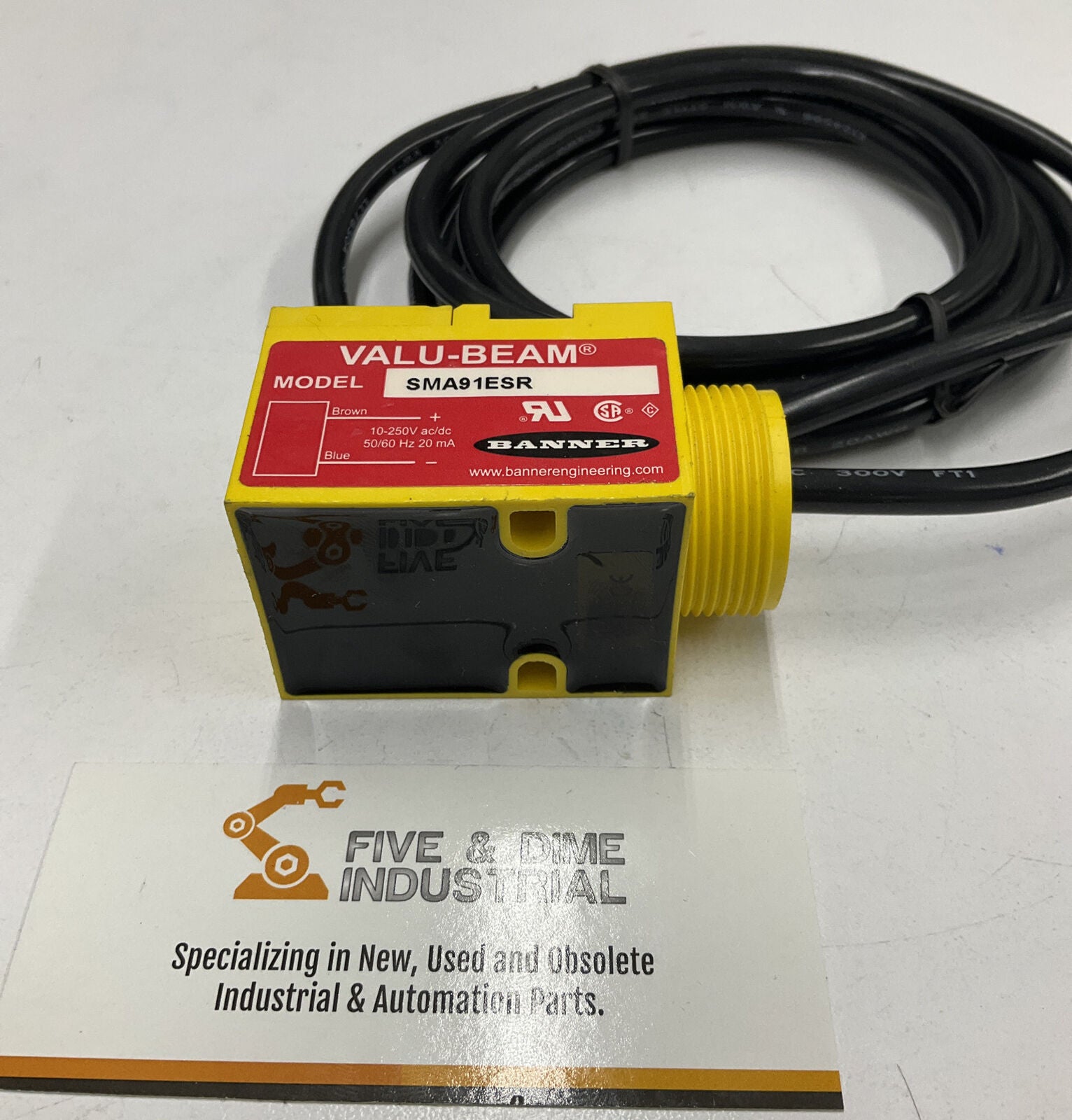 Banner SM2A91ESR New Valu-Beam Photoelectric Sensor C (YE201)