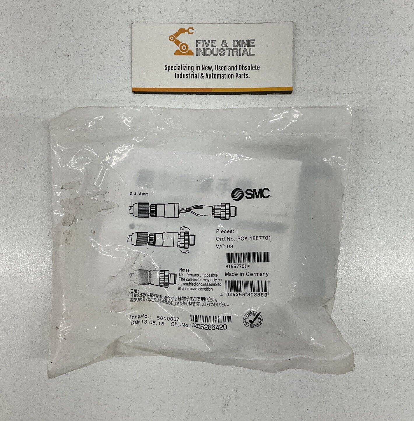 SMC PCA-1557701 Field Wireable Connector EX300 Interface (GR159)