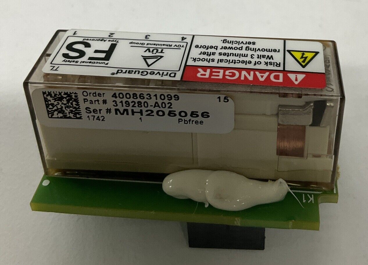 Allen Bradley 319280-A02 Ser. B Drive Guard Relay (CL202)