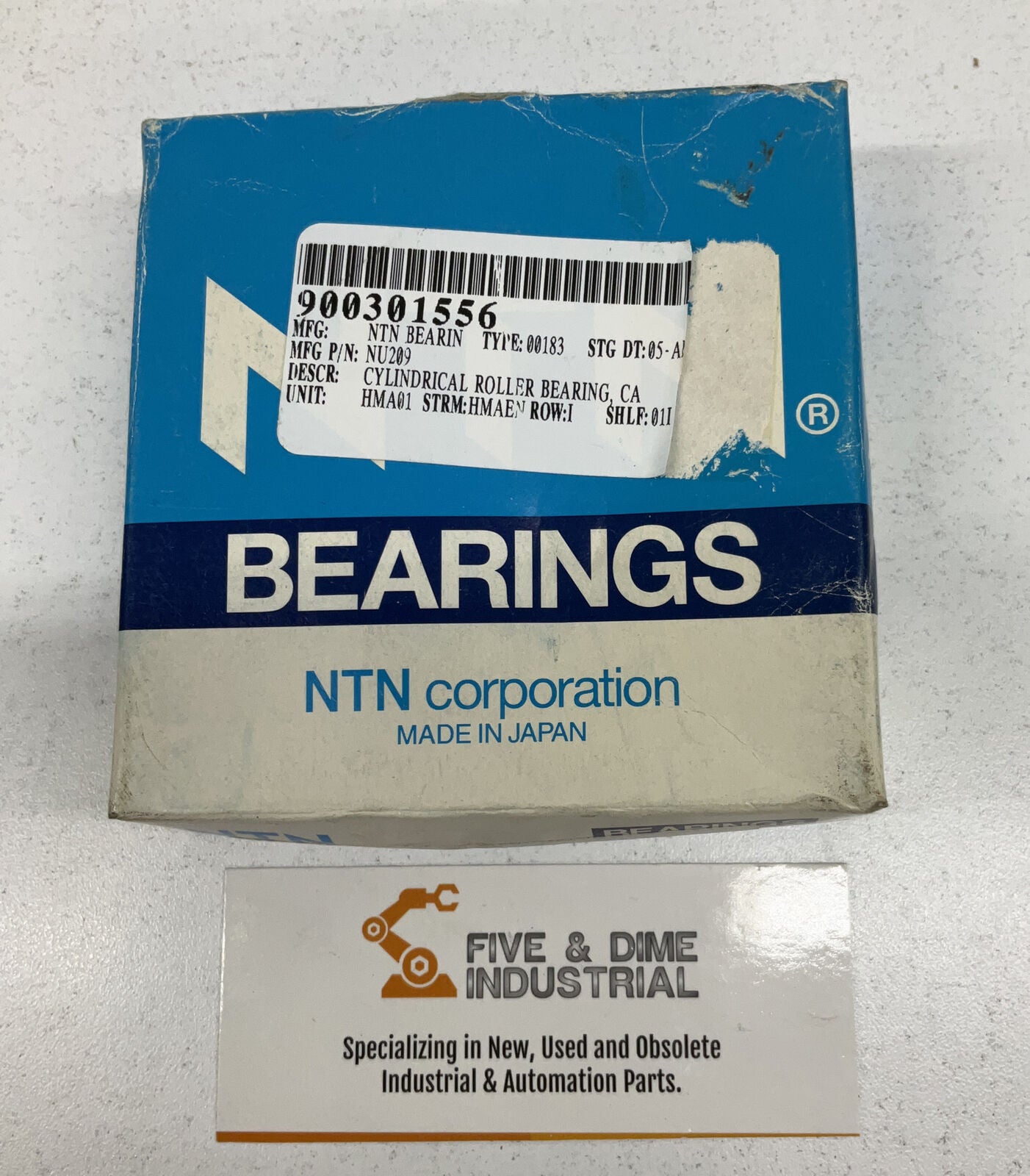 NTN NU209 New Cylindrical Roller Bearing (RE118)