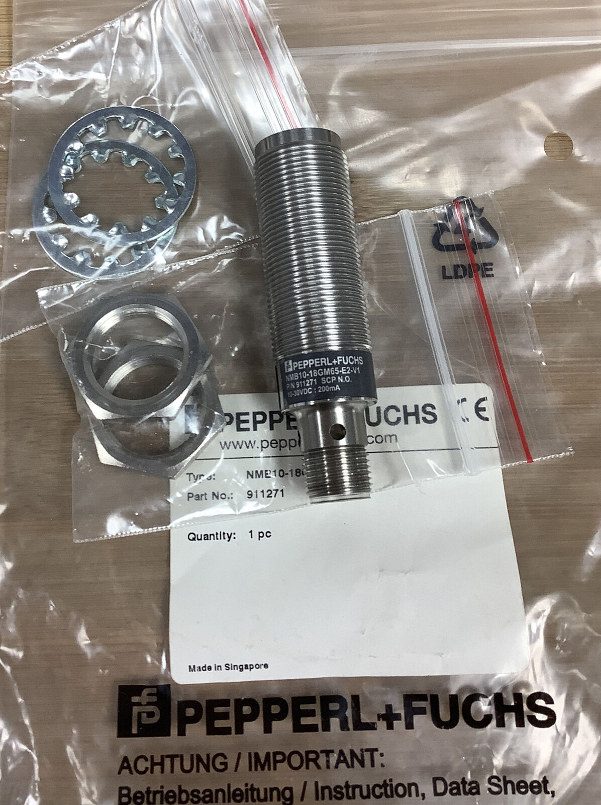 Pepperl Fuchs NMB10-18GM65-E2-V1 New Proximity Switch 911271 (BL101) - 0