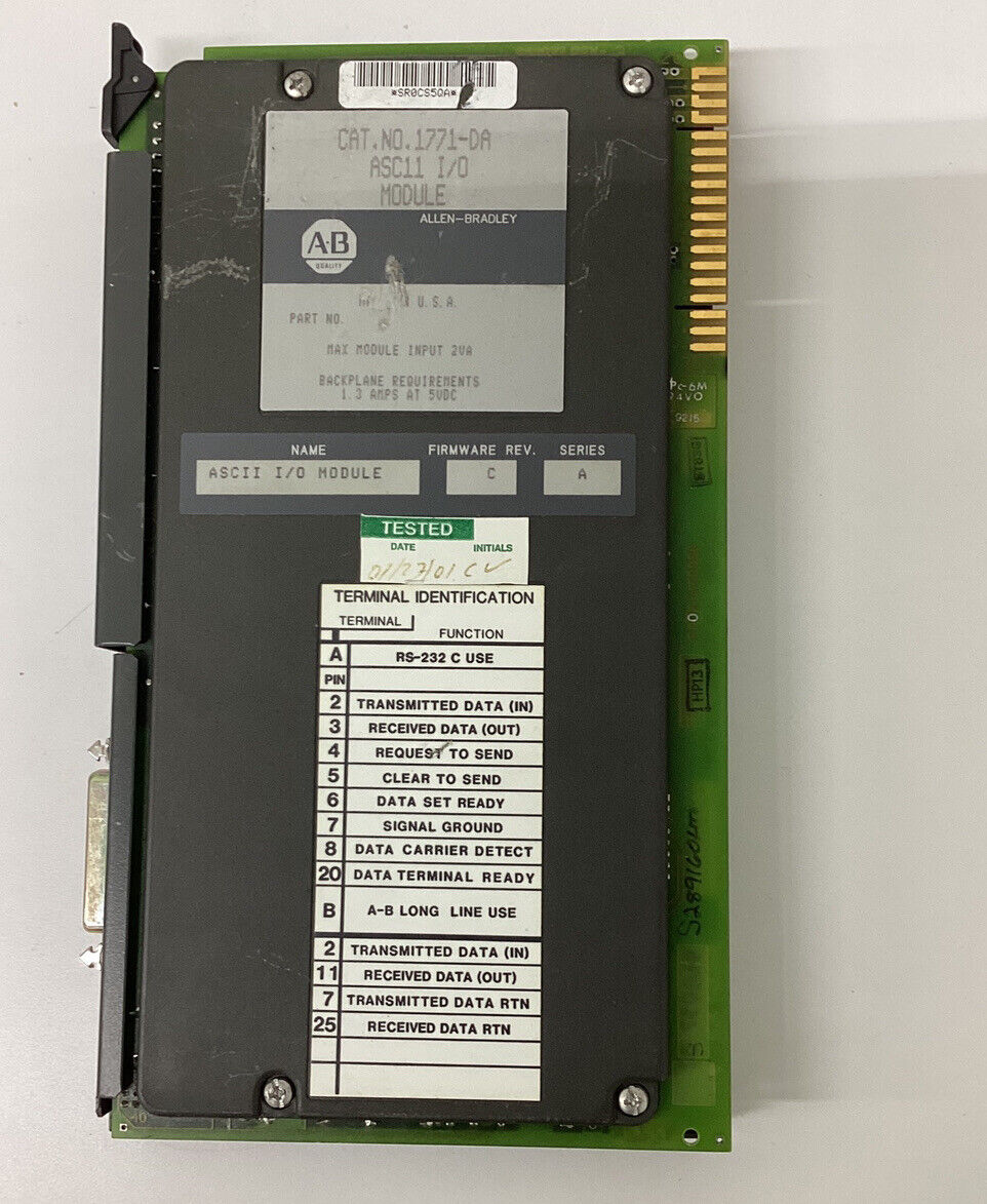 Allen Bradley 1771-ASC11  I/O Module (CB100)