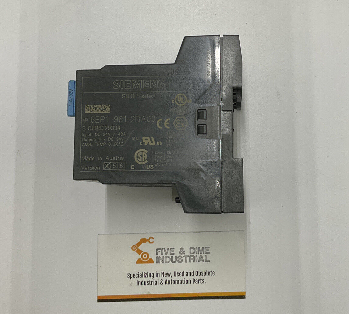 Siemens 6EP1-961-2BA00 SITOP Diagnostic Switch (GR172)