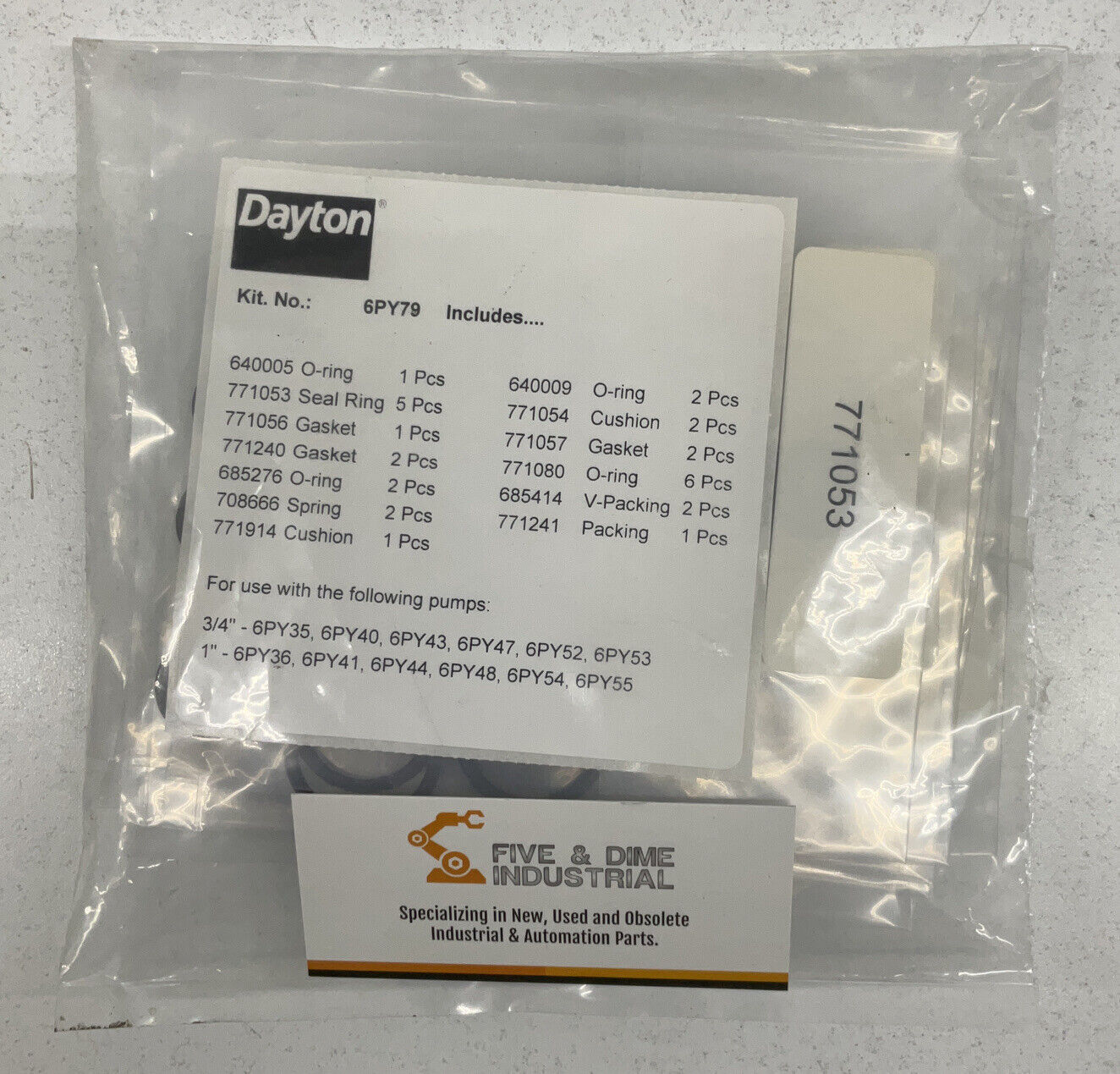 Dayton  6PY79 Pump Repair Kit Air (BL258)