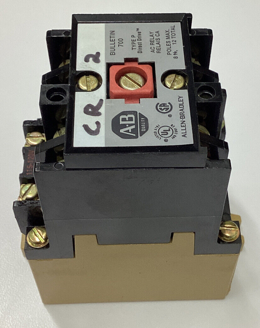 Allen Bradley 700-P400A1 Ser. B 4-Pole Control Relay (CL194)