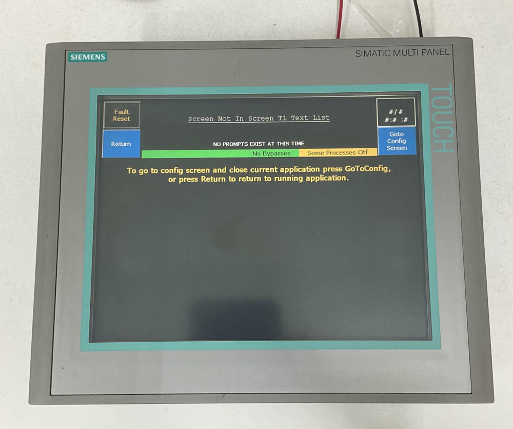 Siemens Simatic 6AV6 644-0AA01-2AX0 MP 377 12" Touch HMI