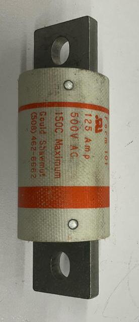 Gould Shawmut A50P125 500VAC, 125 AMP Type 4 Fuse