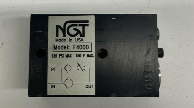 NGT F4000 Pneumatic Check Valve 120 PSI