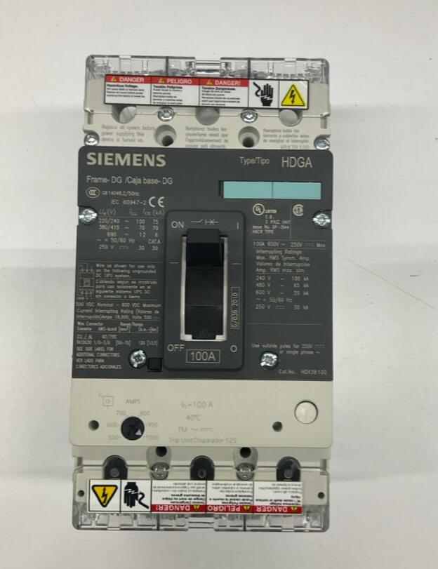 Siemens HDX3B100  100-Amp Shunt Circuit Breaker 3-Phase 600V