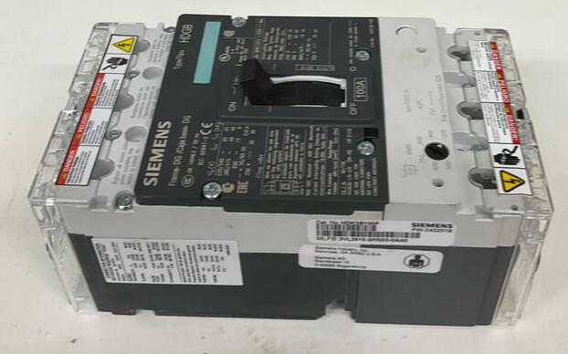 Siemens HDK3B100F HDGB Type 100-Amp Circuit Braker w/ Shunt