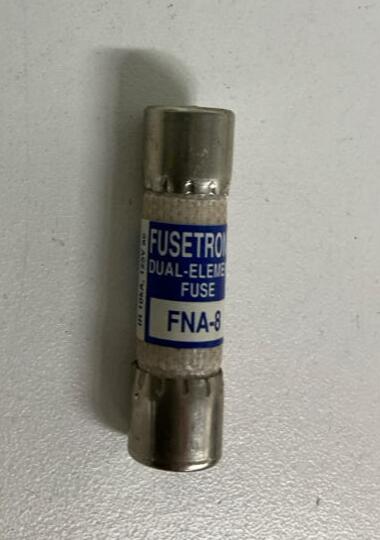 Bussman Fusetron FNA-8 Box of 10 Dual Element Fuses 8-AMP 125VAC