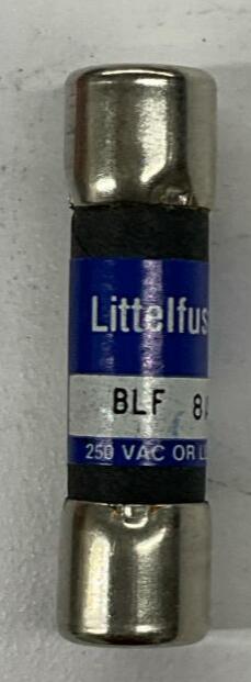 Littlefuse BLF-8 Box of 10 8-AMP, 250VAC Fuses