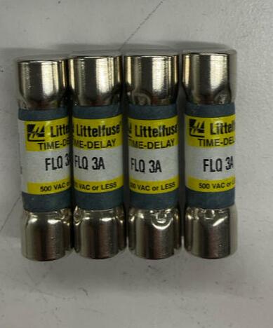 Littlefuse FLQ-3A Lot of 4 3-AMP Fuses 500VAC