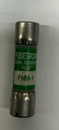 Bussman Fusetron FNM-1 Lot of 5 Dual Element Fuse 1-Amp 250 vac