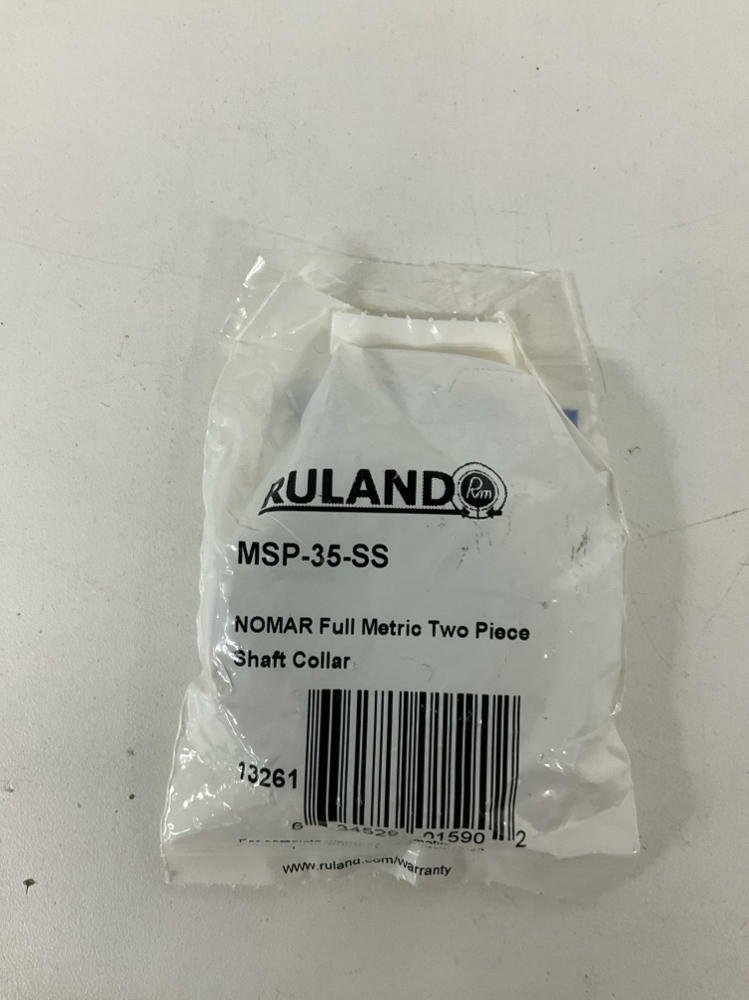 Ruland MSP-35-SS 2-Piece Full Metric Stainless Shaft Collar