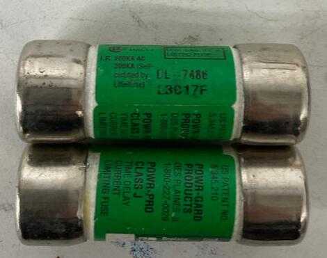 Littelfuse Indicator JTD-6-ID Lot of 2 Class J Time Delay Fuses 6-amp