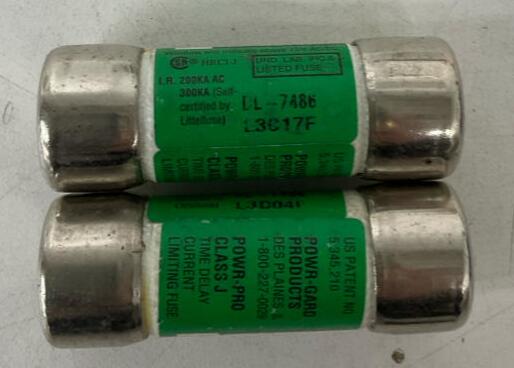 Littelfuse Indicator JTD-6-ID Lot of 2 Class J Time Delay Fuses 6-amp