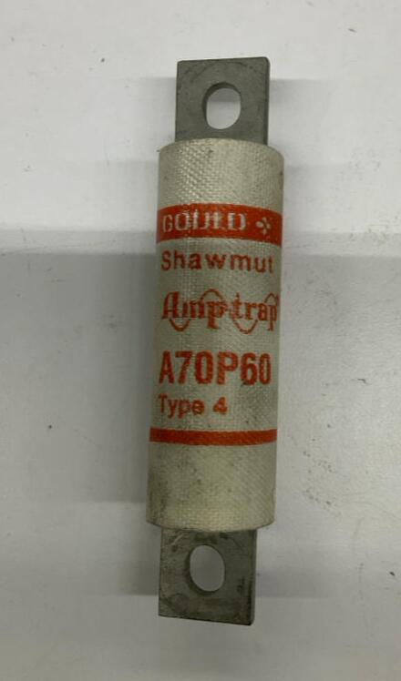 Gould Shawmut A70P60 60-Amp, 700VAC Type 4 Fuse