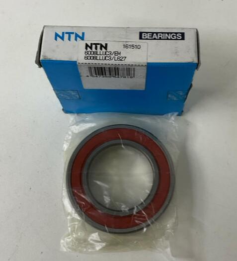 NTN 6008LLUC3/EM Deep Groove Ball Bearing 40mm ID, 68mm OD, 15mm Width