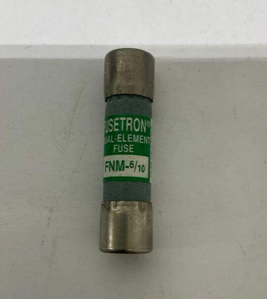 Bussmann Fusetron FNM-6/10 Lot of 3 Dual Element fuses 0.6-Amp - 0