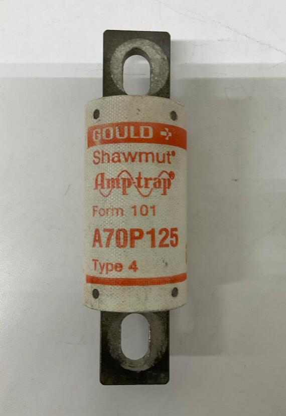 Gould Shawmut A70P125 Type 4 Fuse 125-Amps 700VAC Form 101