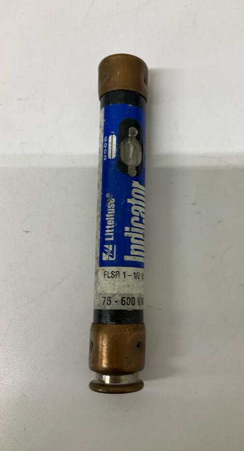 Littelfuse FLSR-1-1/2-ID Lot of 3 Indicator Fuses, 75-600VAC, 1-1/2Amp - 0