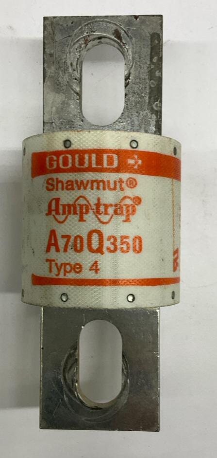 Gould Shawmut A70Q350 Type 4 350-Amp, 700VAC Fuse - 0