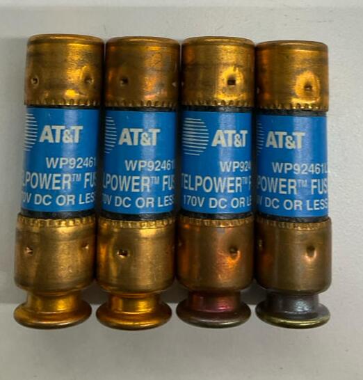 Bussman WP92461L7 Telepower Fuse 25A, 170VDC Lot of 4 AT&T - 0