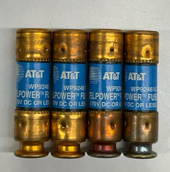 Bussman WP92461L7 Telepower Fuse 25A, 170VDC Lot of 4 AT&T