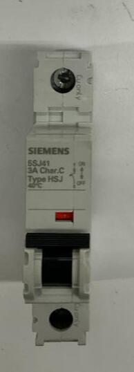 Siemens 5SJ4103-7HG40 3-Amp Circuit Breaker 60VDC, 240VAC