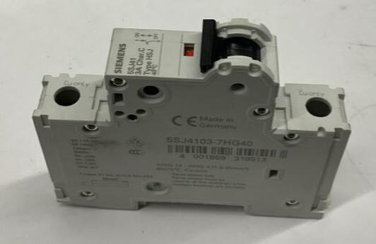 Siemens 5SJ4103-7HG40 3-Amp Circuit Breaker 60VDC, 240VAC