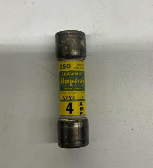 Gould Shawmut A2Y4 Lot of 9 Type 1 Fuses 250V, 4-Amp - 0