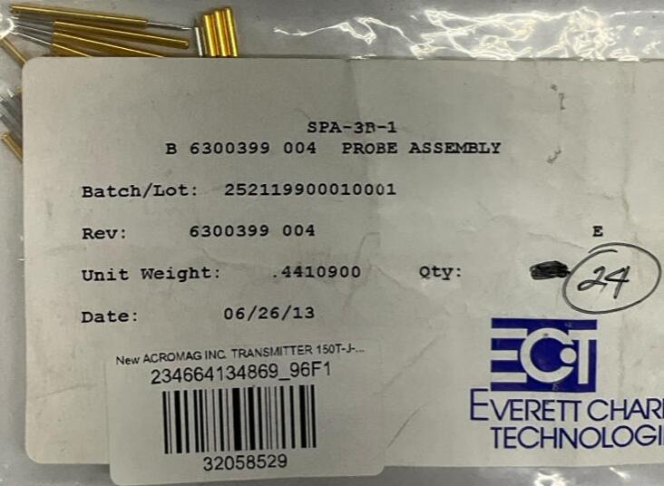 ECT SPA-3B-1 Lot of 24 Probes Nickel Gold Plated - 0