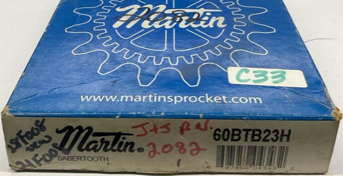 Martin 60BTB23H #60 Chain Bushing Bore Sprocket 23 Teeth