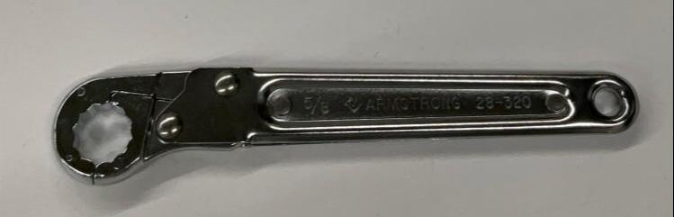 Armstrong 28-320 5/8" Chrome Flare Nut Ratcheting Wrench