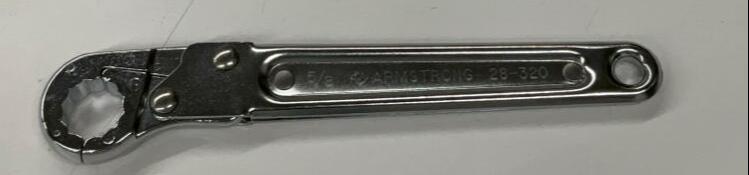 Armstrong 28-320 5/8" Chrome Flare Nut Ratcheting Wrench