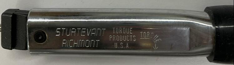 Sturtevant Richmont 810574 LTH-OHT 60-300 In. Lbs. Torque Wrench