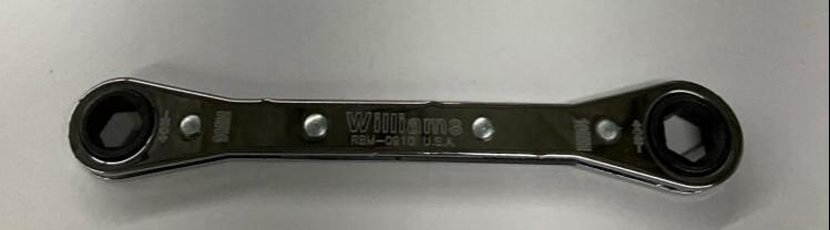 Williams RBM-0910  9MM X 10MM  6-Point Box Flat Ratcheting Wrench