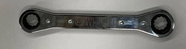 Wright Tool 9422 18mm x 16mm 12-Point Ratcheting Box Wrench