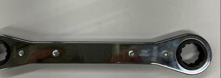 Wright Tool 9422 18mm x 16mm 12-Point Ratcheting Box Wrench